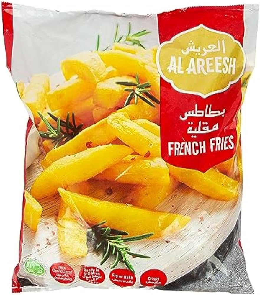 AL AREESH French Fries 10mm 1kg Pack of 3