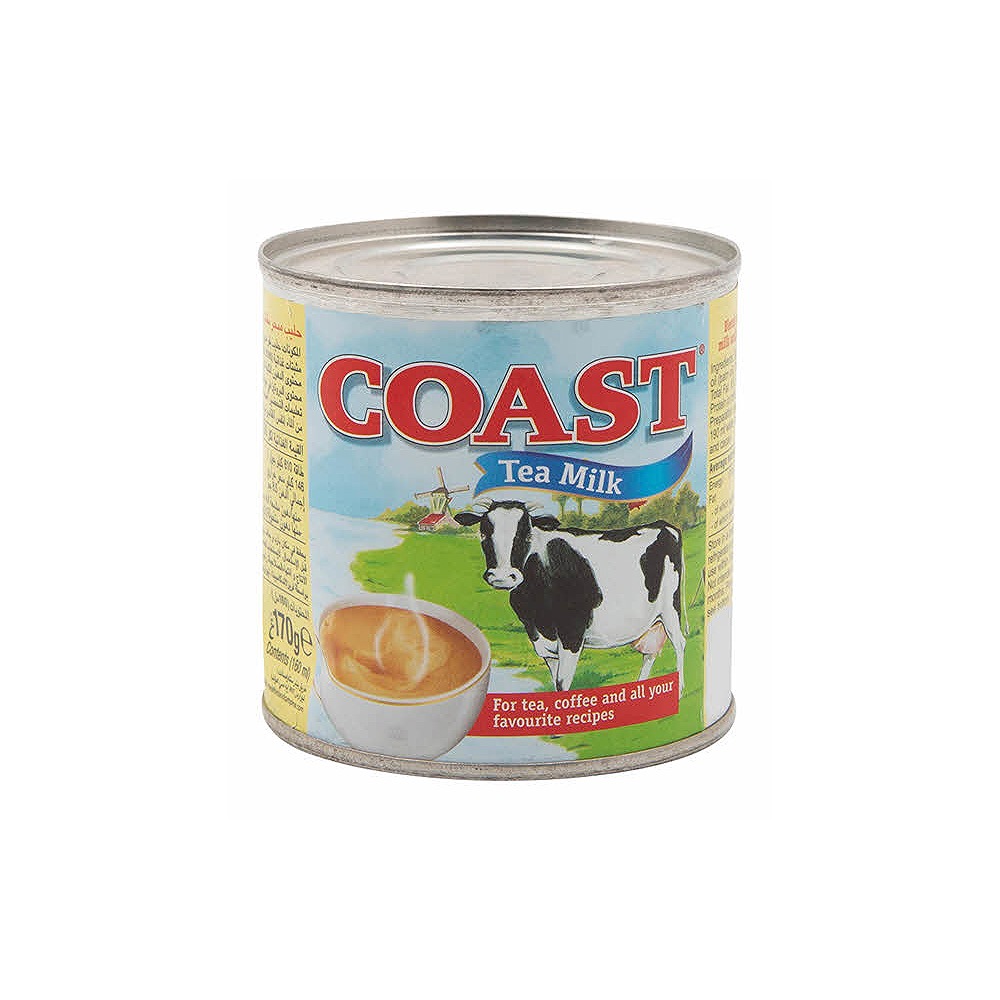 Coast Liquid Milk 170ml - Ready-to-Drink Sterilized UHT Dairy Milk Single Serve Pack