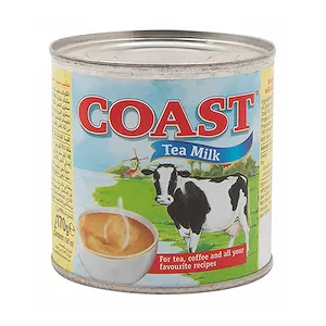 Coast Liquid Milk 170ml - Ready-to-Drink Sterilized UHT Dairy Milk Single Serve Pack