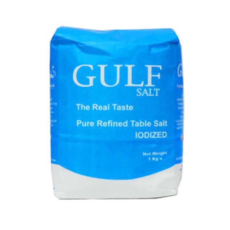 Gulf Iodized Table Salt 1kg – Refined Salt