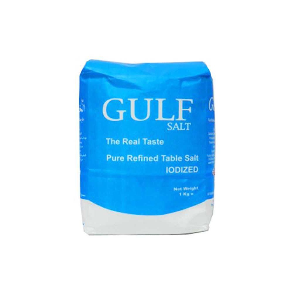 Gulf Iodized Table Salt 1kg – Refined Salt