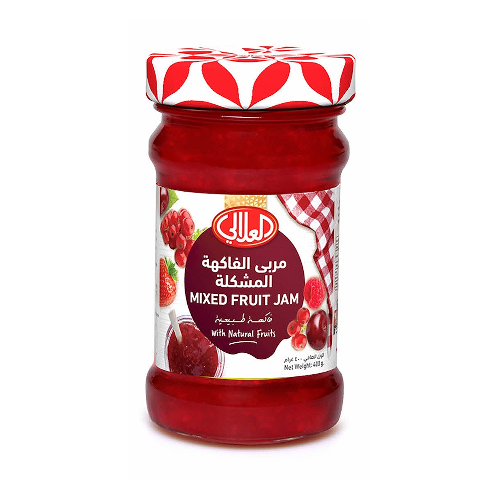 AL ALALI Mixed Fruit Jam 400GR Pack of 2
