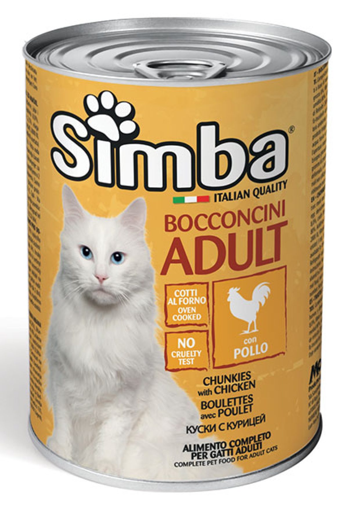 SIMBA Cat Food Chunkies Chicken 415GR Carton Pack of 24