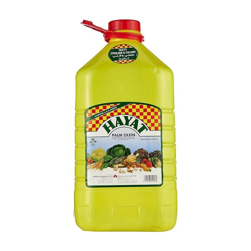 Hayat Palm Olein Pure Vegetable Oil 5L