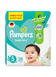 Pampers Baby Diapers No.5 Jumbo Carton Pack of 114