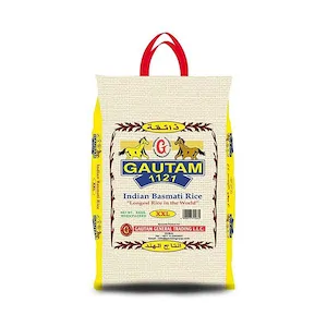 Gautam 1121 Indian Basmati Rice XXL 10kg – Premium Long Grain