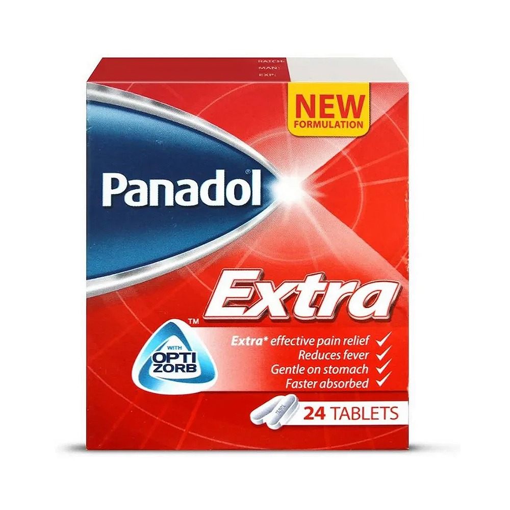 Panadol Extra Red Pain Relief Tablets 24 Pack of 4