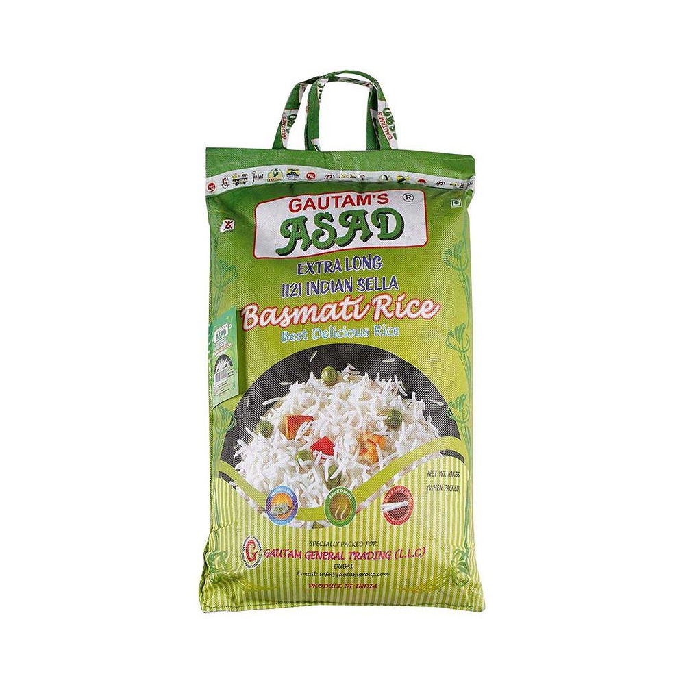 Azad 1121 Sella Rice 10kg – Long Grain for Biryani & Daily Meals
