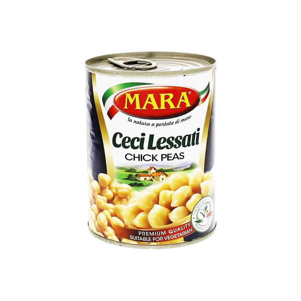 Mara Canned Chickpeas 400g - Ready-to-Eat Premium Chick Peas in Brine