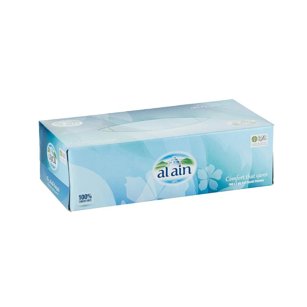 AL AIN Facial Tissue 150 Sheets 2-Ply Outer