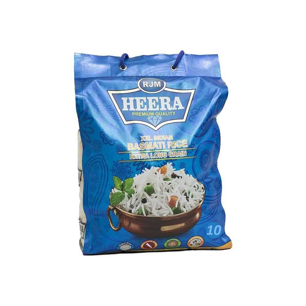 Heera 1121 Extra Long Basmati Rice 10kg – Premium Long Grain Rice