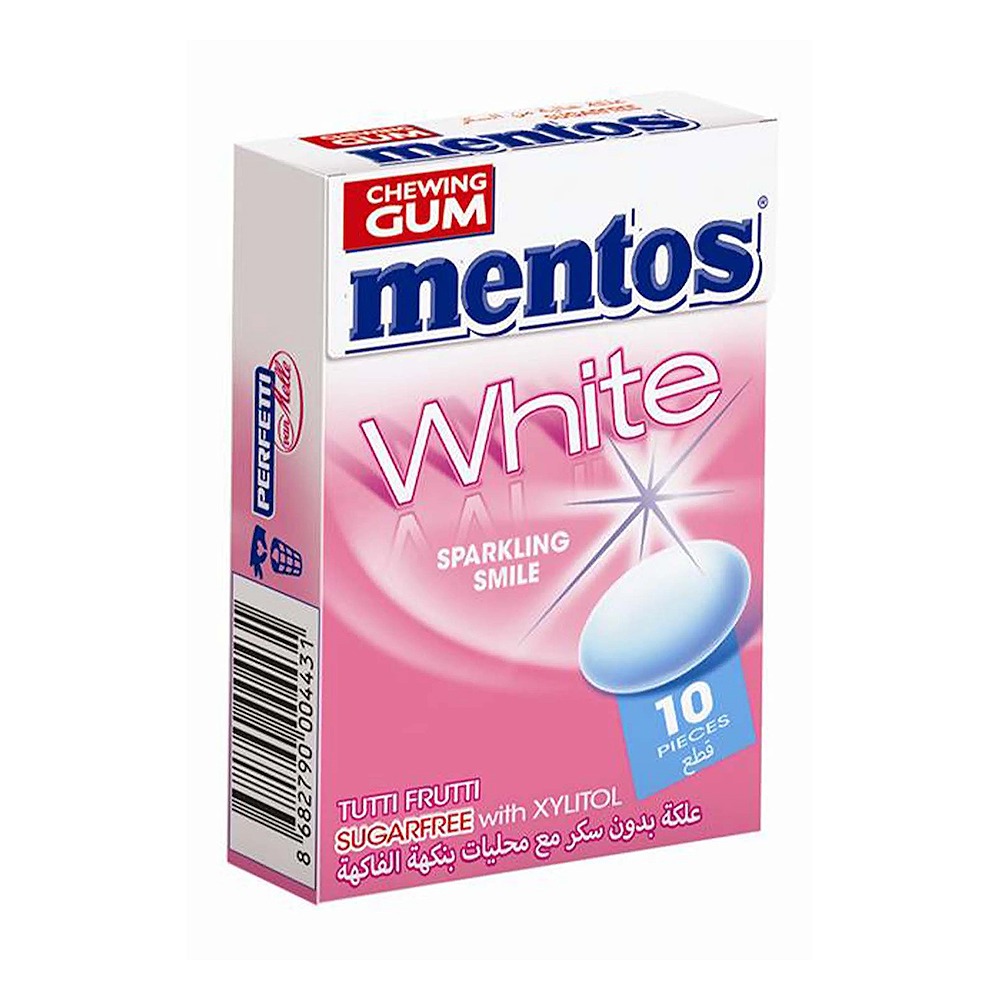 MENTOS Gum Tutti Frutti 10g Piece