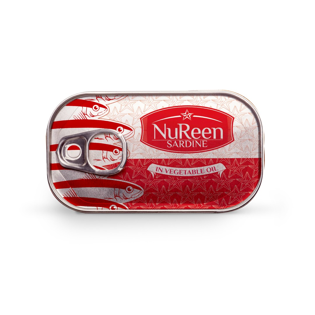 NUREEN Sardines in Vegetable Oil 125g Outer