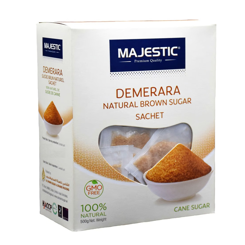 Majestic Brown Sugar Loose 12x500g Carton