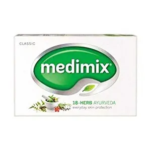 MEDIMIX Ayurvedic Herbal Soap 125g - Natural Herbal Cleansing Bath Soap for Healthy Skin Care & Daily Use