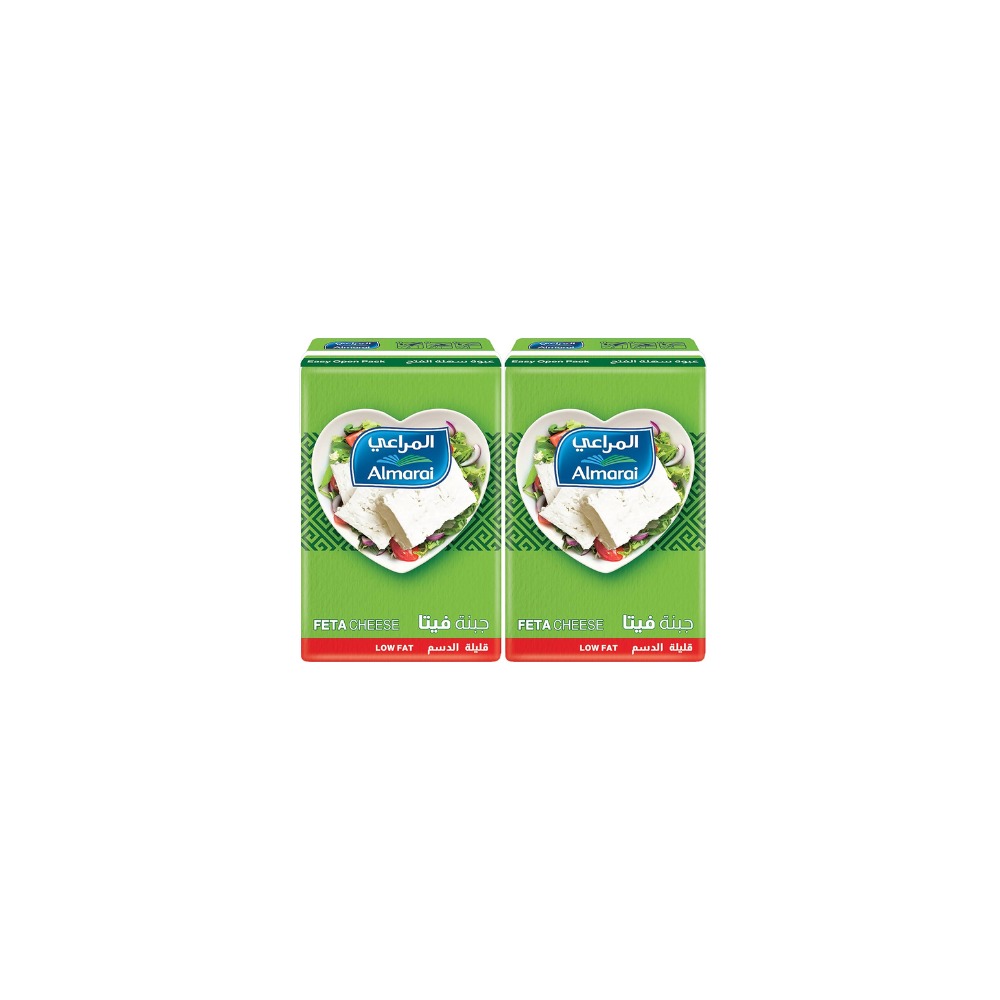 Almarai Feta Cheese Lite & F/F 400GR Pack of 2