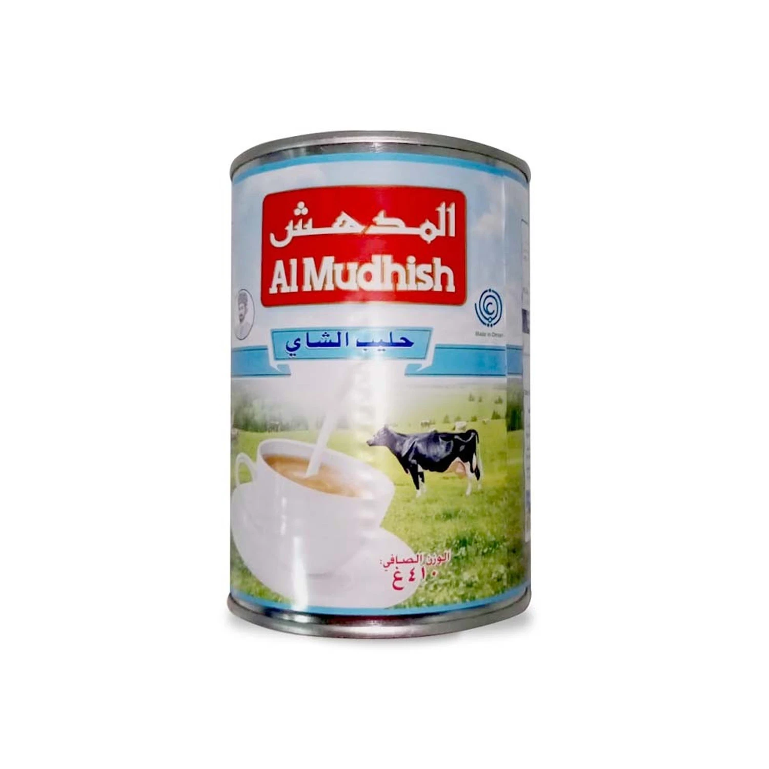AL MUDHISH Evaporated Milk Liquid 410GR Carton Pack of 48