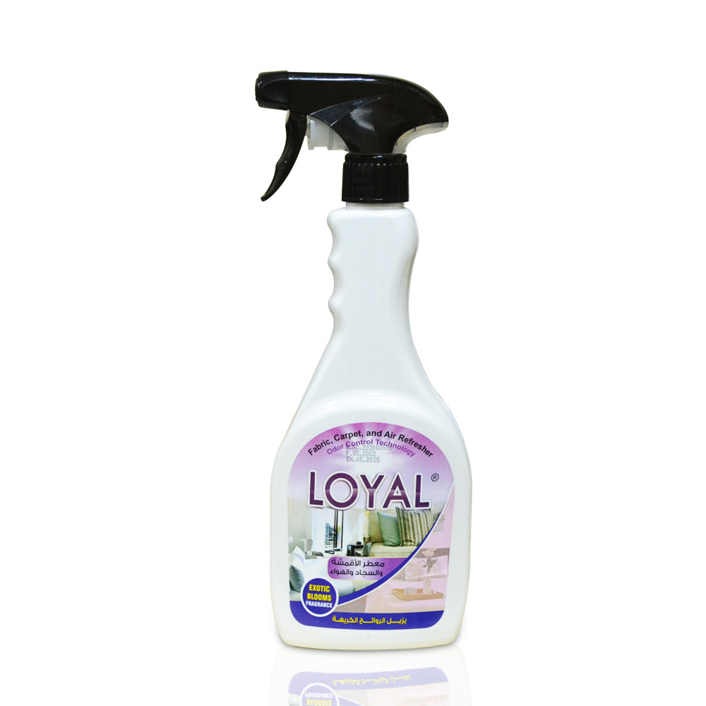 LOYAL Fabric & Carpet Freshener Exotic Blooms 500ML Carton Pack of 12