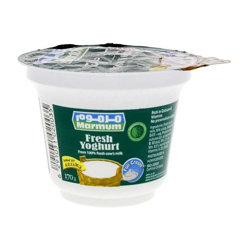 Marmum Fresh Yogurt Full Cream 170g - Premium Quality & Great Value