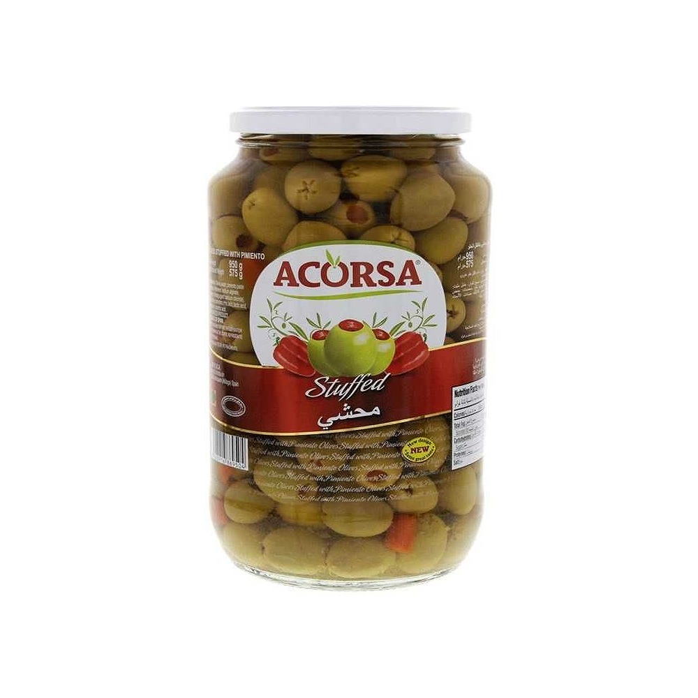 Acorsa Stuffed Green Olives 575g