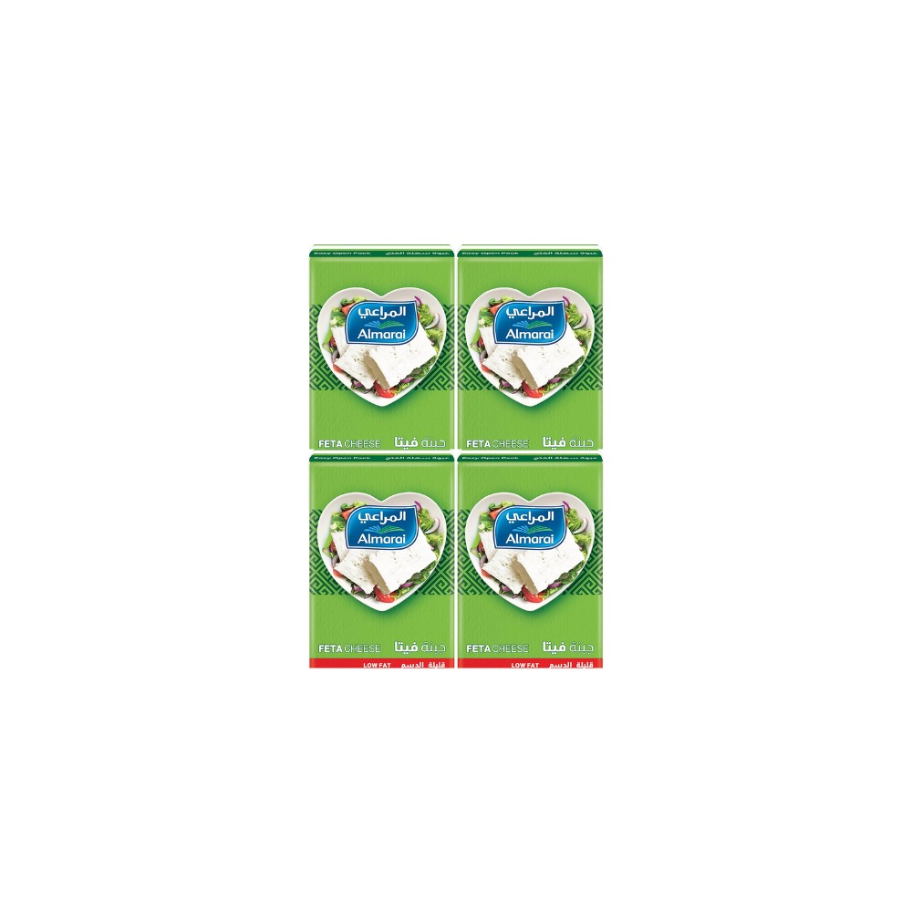 Almarai Feta Cheese Lite & F/F 400GR Pack of 4