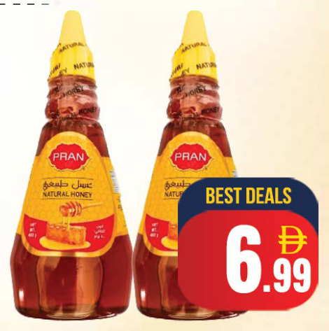 Pran Natural Honey 400ml | Squeezy Bottle Sweetener for Tea & Breakfast | Best Price Dubai UAE