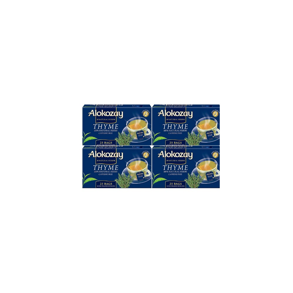 Alokozay Thyme (Zaatar) Tea Bag 25s Pack of 4