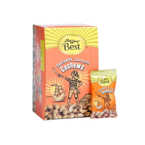 Best Cashewnuts 13GR Packet Carton Pack of 6