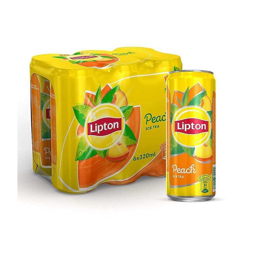 Lipton Peach Ice Tea 315ml Pack of 6