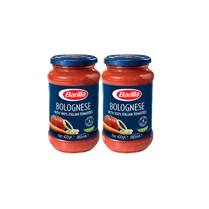 BARILLA BOLOGNESE PASTA SAUCE 2X400 GM