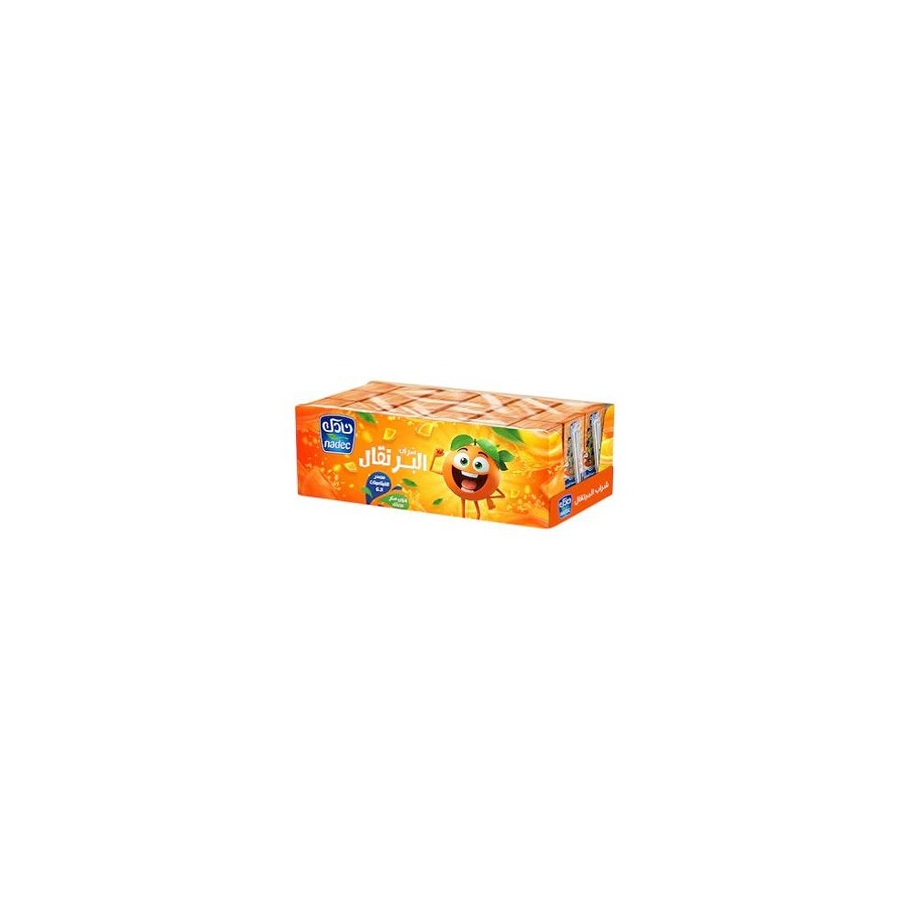 Nadec Orange Juice 125ml (1x18 Carton) - Ready-to-Drink Fruit Juice Beverage for Schools, Offices & Retail