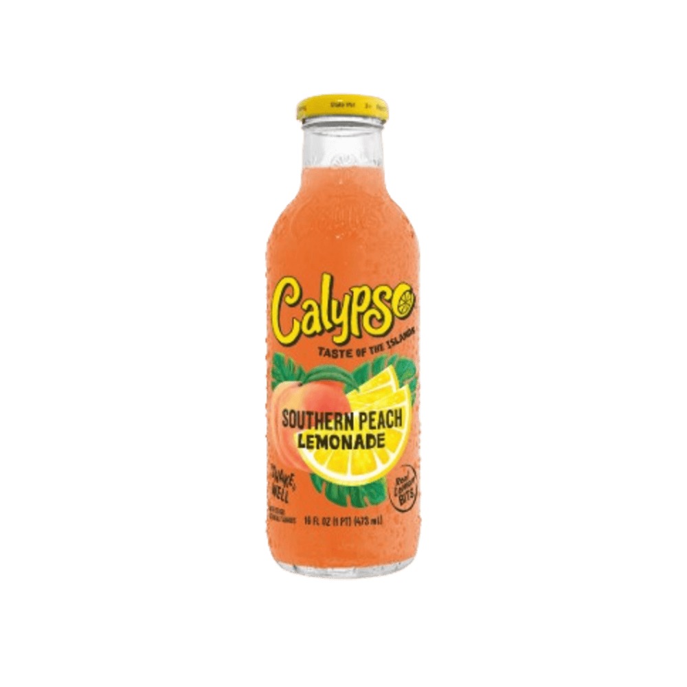 Calypso Southern Peach Lemonade 473ml – Sweet & Tangy Refreshment