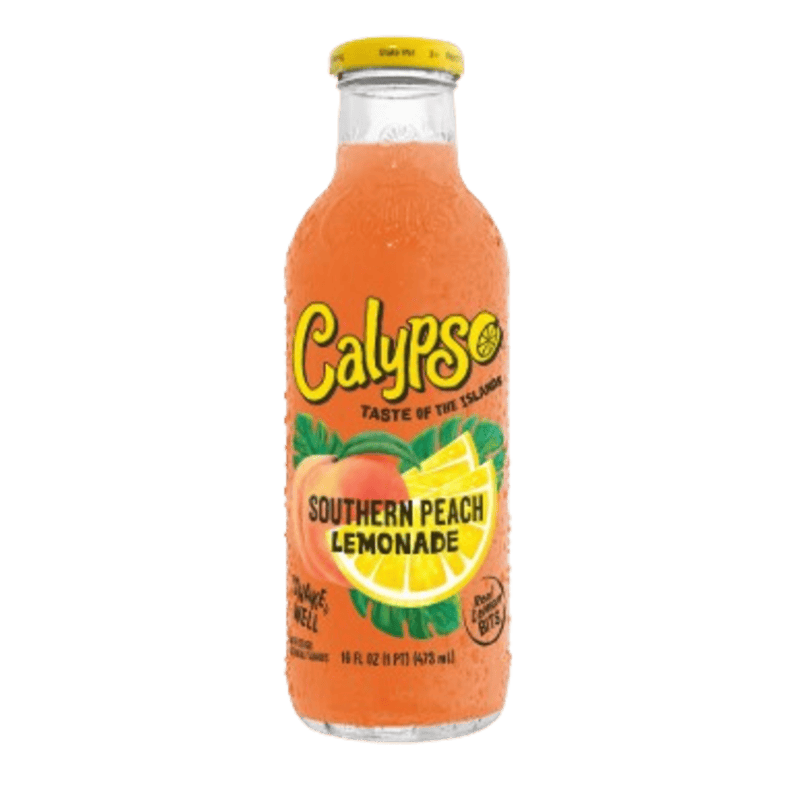 Calypso Southern Peach Lemonade 473ml – Sweet & Tangy Refreshment