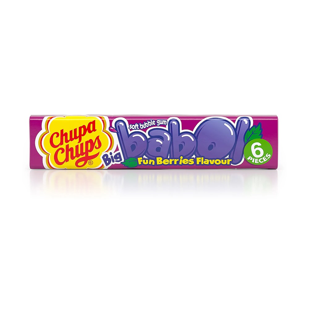 Chupa Chups Bubble Gum Fun Berries 540g Pack of 3