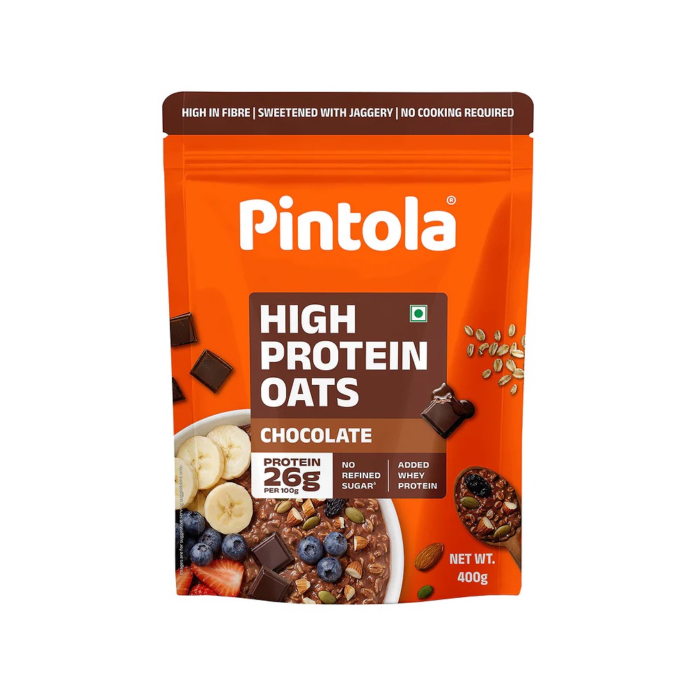 Pintola Hi-Pro Oats Dark Choco 400G Pack of 3