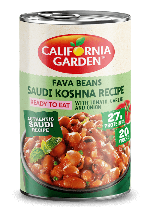 CALIFORNIA GARDEN Fava Beans Saudi Recipe 450GR Carton Pack of 12