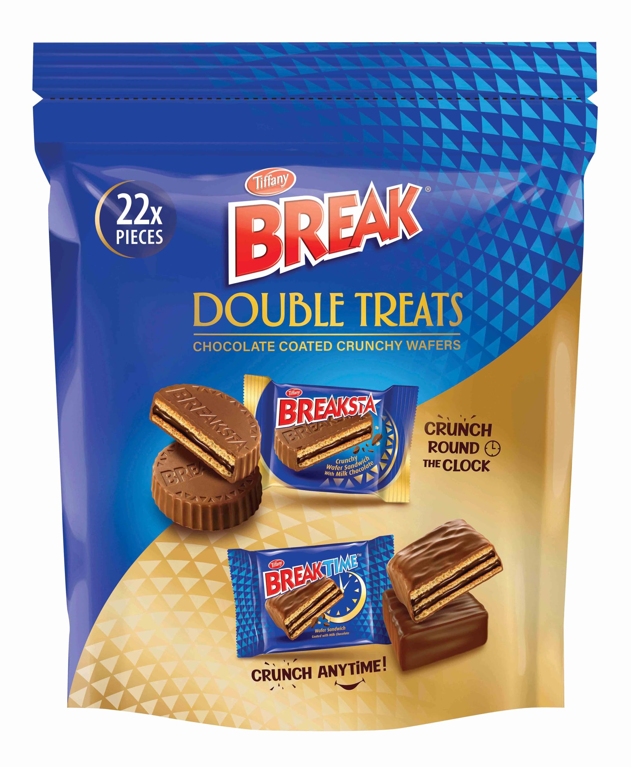 Tiffany Break Double Treats Chocolate Bars 286g Pack of 4