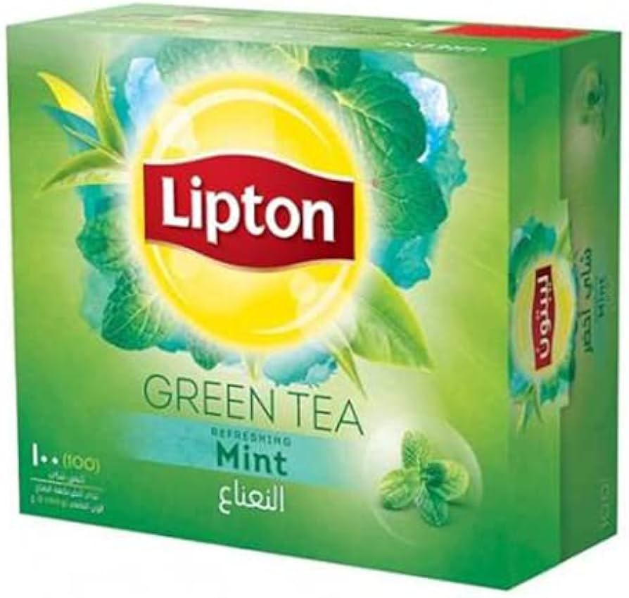 Lipton Mint Herbal Tea Bags 20 Bags Packet Pack of 4 1.8g