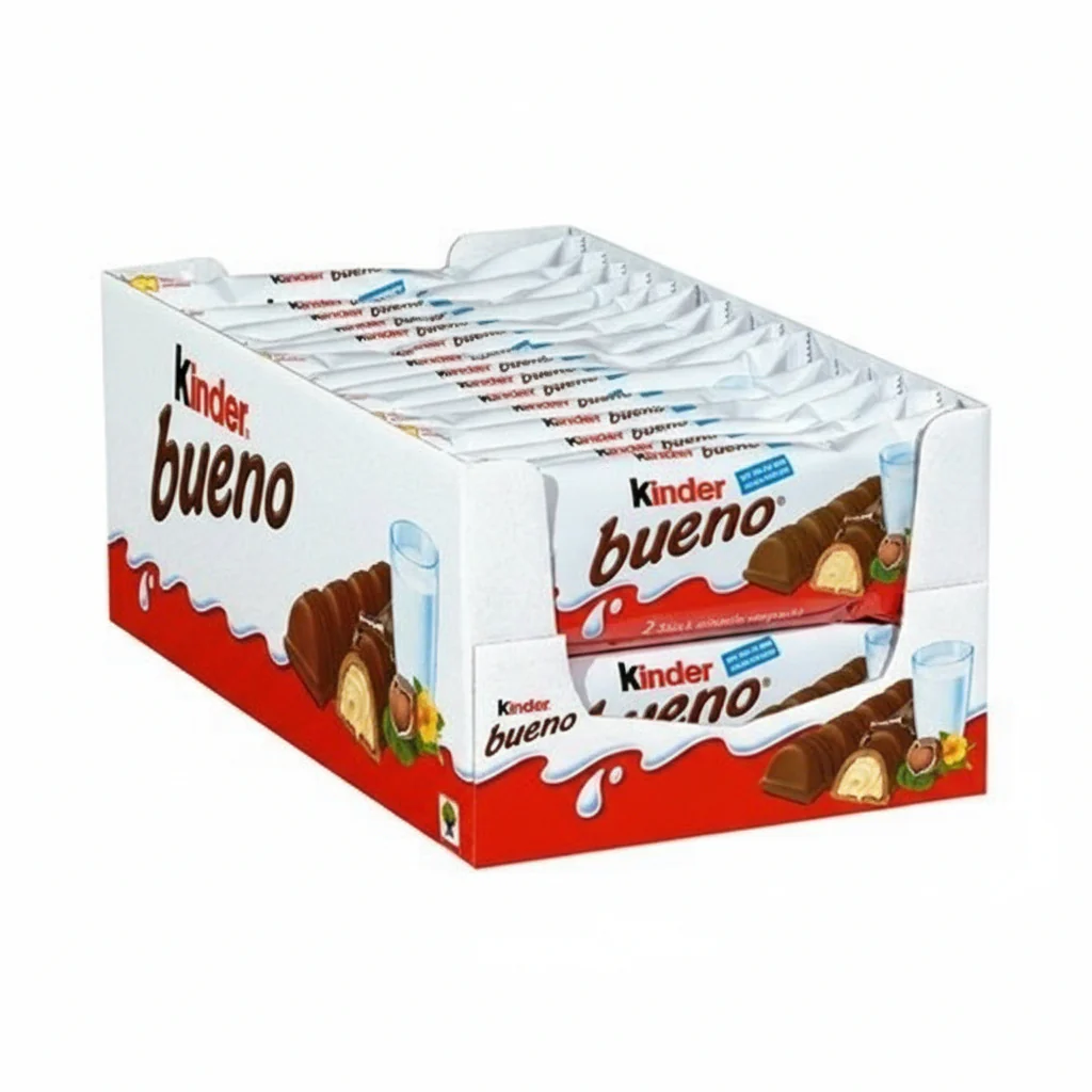 Kinder Bueno Milk Chocolate Box 43GR Carton Pack of 4