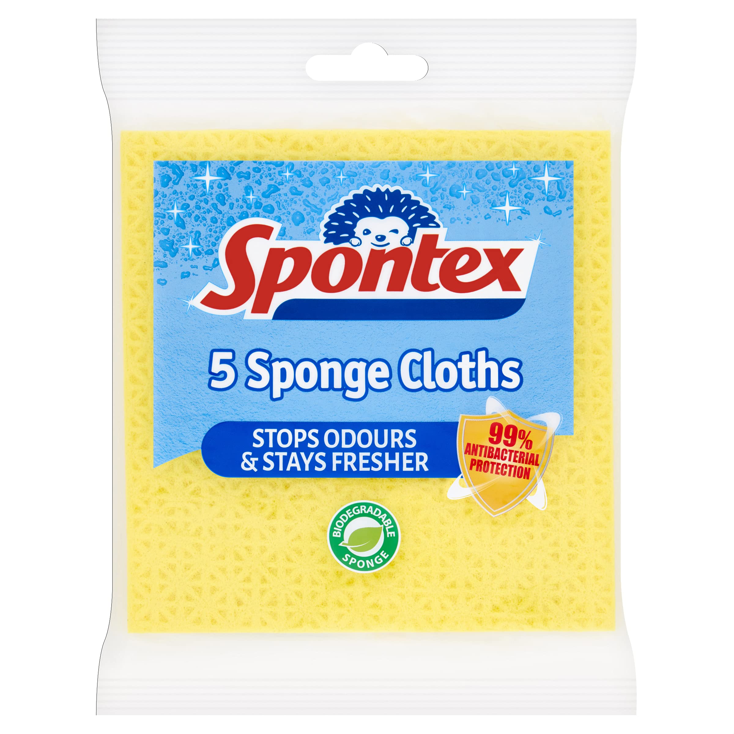 SPONTEX Sponge Cloths Pack of 5 Pieces 5 Grams Each
