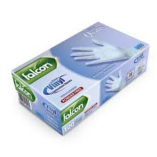 FALCON Vinyl Glove Powder Free Large 10 Packs Carton