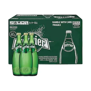 Perrier Carbonated Mineral Water 330ml – Pack of 24