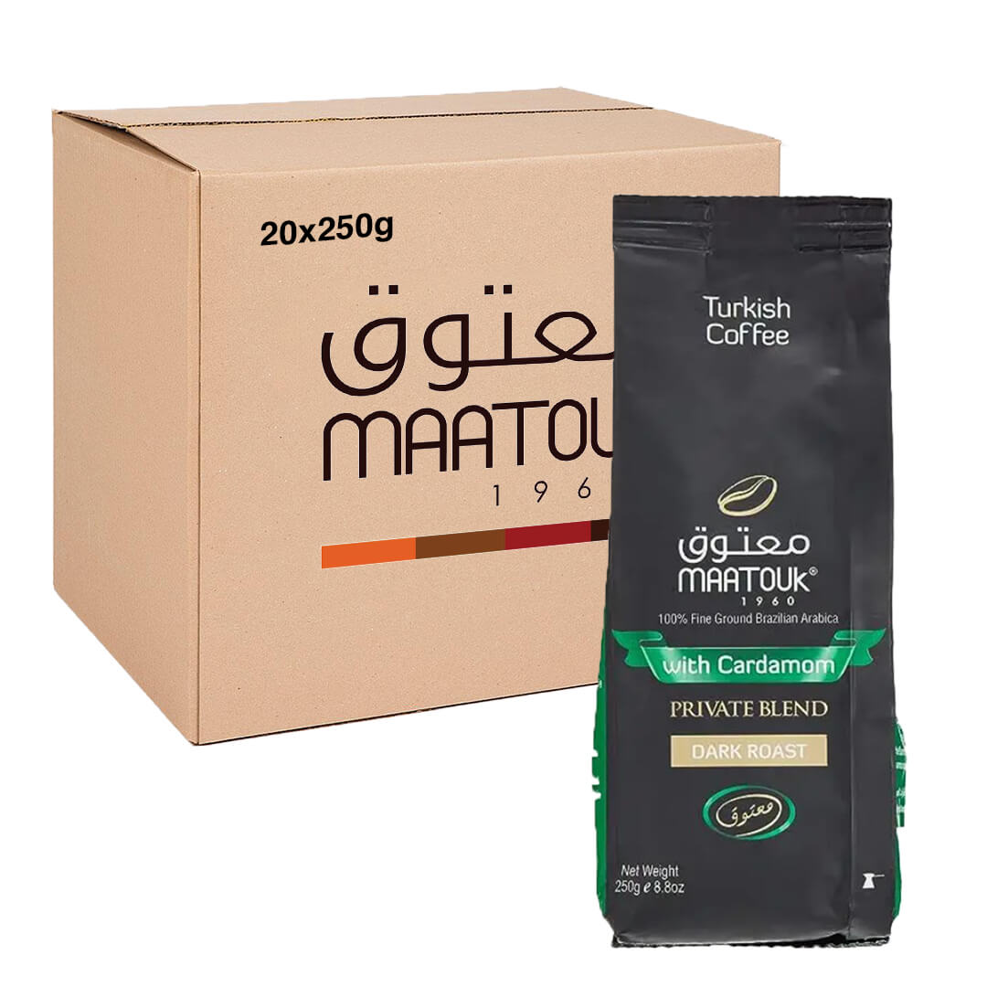 MAATOUK Private Blend Coffee 250GR Carton Pack of 20
