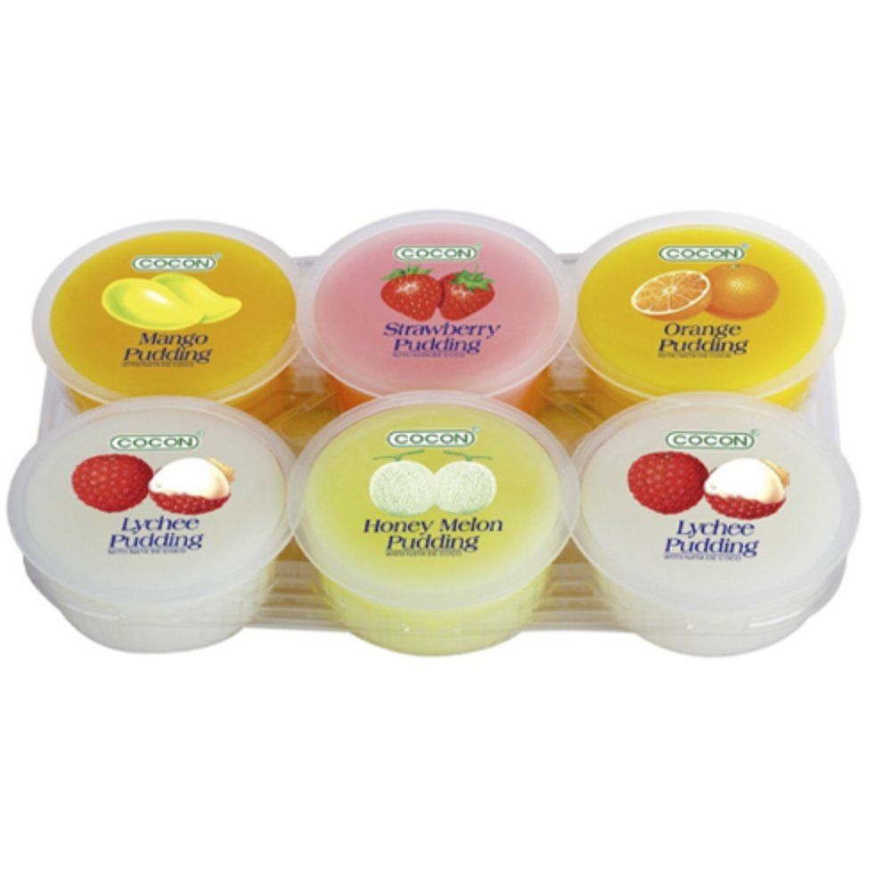 Cocon Assorted Pudding Jelly 118g Outer