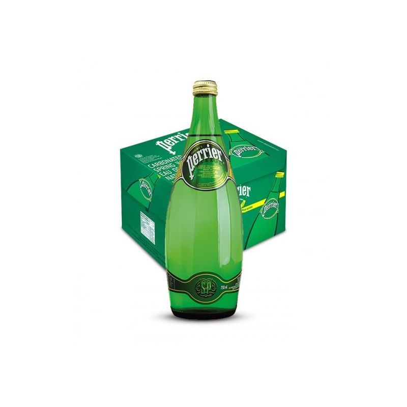Perrier Carbonated Mineral Water 750ml – Pack of 12