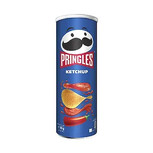 Pringles Ketchup Flavor Potato Crisps 165g Large Can Tangy Tomato Snack Chips for Retail & Wholesale