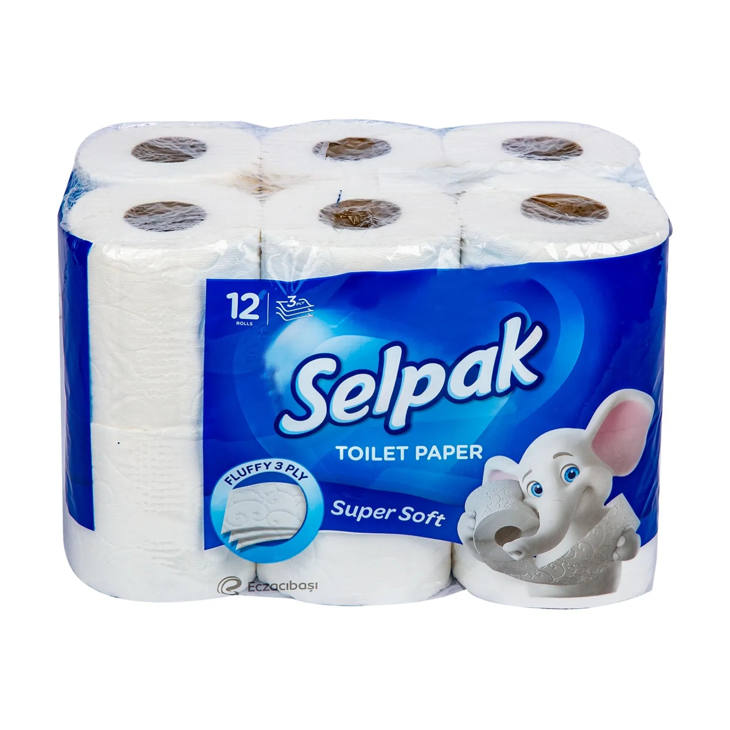 Selpak Toilet Paper 3-Ply Super Soft Roll 12 Outer