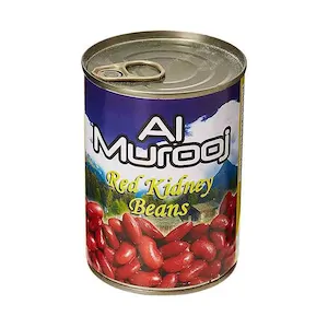 Al Murooj Red Kidney Beans 400g - Premium Canned Red Beans